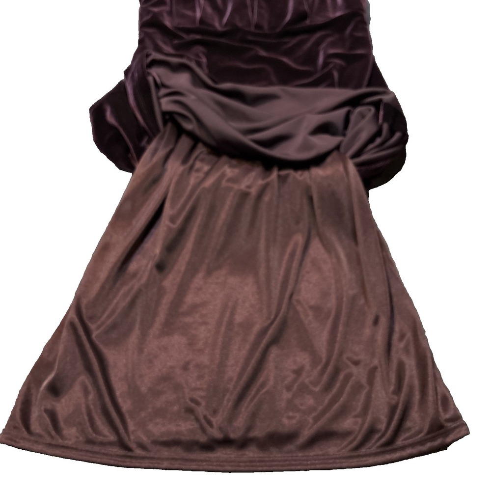 Vintage David Meister Velvet Dress Womens 8 Sheath Cocktail Evening Elegant USA - Picture 10 of 11